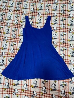 Sparkle & Fade Royal Blue Tank Skater Dress